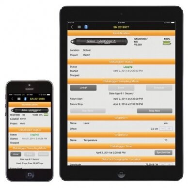 Lygio matuoklių 5 sąsaja su Androido ir Apple išmaniaisiais įrenginiais (App Interface for Android & Apple) 3 Lygio matuoklių 5 sąsaja su Androido ir Apple išmaniaisiais įrenginiais (App Interface for Android & Apple) 3